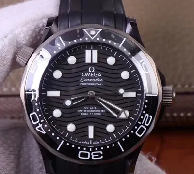 Omega Seamaster 210.92.44.20.01.001 VS Factory 1:1 Best Edition Replica Watch Black Strap